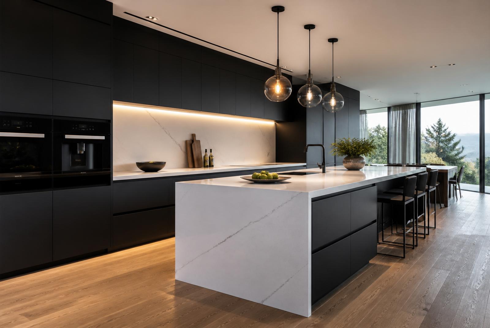 Chef's Kitchen — Isla Monolítica